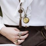 Mini Polyhedral Dice Pocket Watch Pendant Keychain