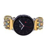 Agate Laurel-green Wax Rope Knit Smart Watch Band