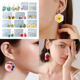 Silicone Mould Pendant Earring Making Mold Crystal Resin