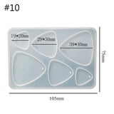 Silicone Mould Pendant Earring Making Mold Crystal Resin