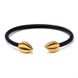 Men Women Sporty Open Cuff Bangles Stainless Steel Charm Bracelets