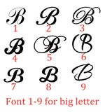 Customized Big Initial Letters Name Necklace Choker