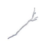 Thai Silver Craft Branch Shape Hairpin Hair Jewelry Chinese Retro Hanfu Accessor