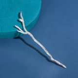 Thai Silver Craft Branch Hairpin Hanfu Hair Accessory