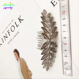 Vintage Leaves Bun Top Hair Comb Wedding Accessories