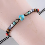 Chakra Bracelet Natural Stone Beads Yoga Bracelet Christmas