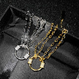 Gemstone Circle Bracelet for Men and Women, Unique Design