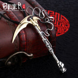 Skull Pendant Necklace Beier Sickle Jewelry A1274