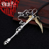 Skull Pendant Necklace Beier Sickle Jewelry A1274