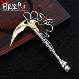Skull Pendant Necklace Beier Sickle Jewelry A1274