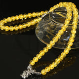 Yellow Resin Popcorn Beads Bracelet DIY Jewelry B2255