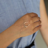 Unique Rose Moon Bracelet Charming Chain Bracelet Sister Gift Jewelry