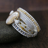 Natural Shell Charm 5 Strands Wrap Bracelets Boho Bracelet Women