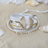Natural Shell Charm 5 Strands Wrap Bracelets Boho Bracelet Women