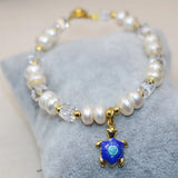 6*8mm Abacus Pearl Beads Bracelet for Women Bangle Parties Cloisonne DIY Jewelry