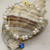 6*8mm Abacus Pearl Beads Bracelet for Women Bangle Parties Cloisonne DIY Jewelry