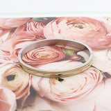 Stainless Steel Frosted Bangle Bracelet for Men and Women