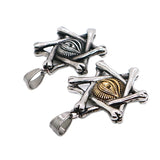 316L Stainless Steel All See Eye Star Pendant
