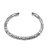 Snake Vintage Punk Bangle Unisex 316L Stainless Steel Adjustable