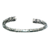 Snake Vintage Punk Bangle Unisex 316L Stainless Steel Adjustable