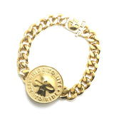 316L Stainless Steel Big Skull Motorcycle Bracelet
