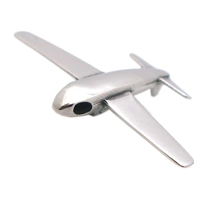 316L Stainless Steel Plane Pendant Chain Unisex Necklace