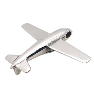316L Stainless Steel Plane Pendant Chain Unisex Necklace