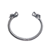 Unisex Stainless Steel Dragon Bangle