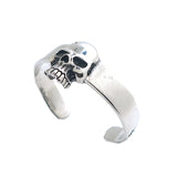 316L Stainless Steel Skull Bangle