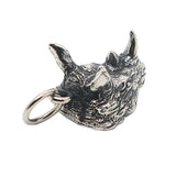 316L Stainless Steel Rhinoceros Pendant