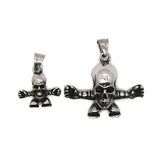 316L Stainless Steel Skull Pendant Chain