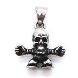 316L Stainless Steel Skull Pendant Chain