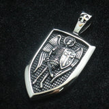 St. Michael Archangel Cross Shield Pendant