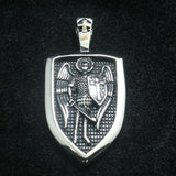 St. Michael Archangel Cross Shield Pendant