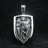 St. Michael Archangel Cross Shield Pendant