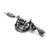 316L Stainless Steel Skull Snake Pendant Chain