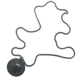 Unisex Stainless Steel Star Ride To Live Skull Pendant