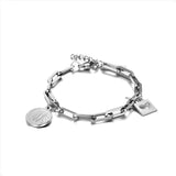 Unisex Choker Stainless Steel Bracelet Women Hip-Hop Gothic Punk Bangle