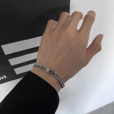 Classic Stainless Steel Cuban Link Bracelet for Men Women