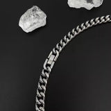 Classic Stainless Steel Cuban Link Bracelet for Men Women