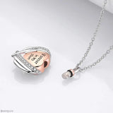 Forever In My Heart Cremation Ashes Urn Pendant Necklace