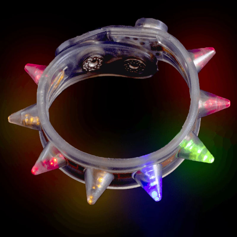 Unisex Glowing Bangle Flashing Wrist Band Gift For Birthday