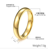 Tungsten Carbide Ring Wedding Engagement Band Men Women's Jewelry