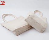 Unisex Canvas Tote Bag Travel Pouch Reusable Cotton Jewelry Carry