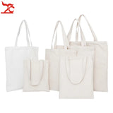 Unisex Canvas Tote Bag Travel Pouch Reusable Cotton Jewelry Carry