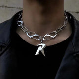 Unisex Hip-hop Buckle Chain Y2K Choker Necklace