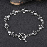 Unisex Stainless Steel Link Chain Silver Bracelet Men Women