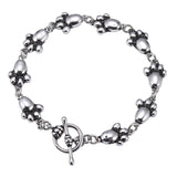 Unisex Stainless Steel Link Chain Silver Bracelet Men Women