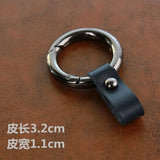 Bouncy Leather Keychain Holder Crystal Trinket Chaveiro