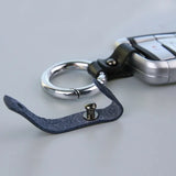 Bouncy Leather Keychain Holder Crystal Trinket Chaveiro